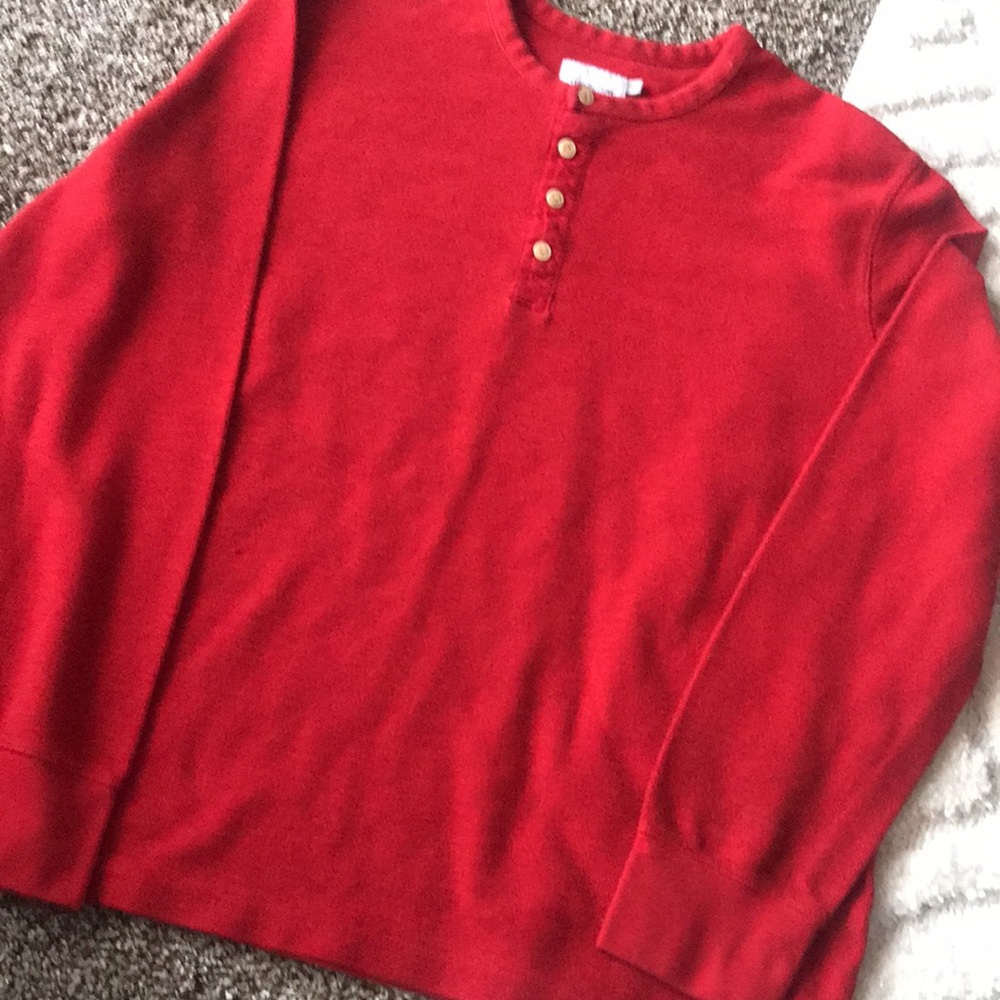Red Goodfellow Men’s warm thermal style shirt ♥️♥️